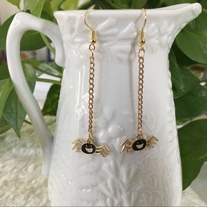 Dangling Spider Earrings Fun & Halloween